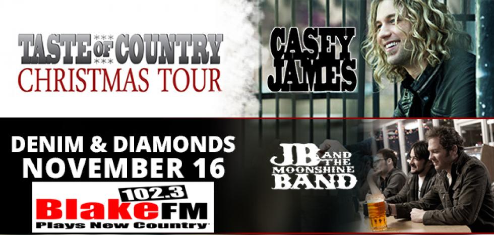 Casey James + JB and the Moonshine Band Live in Wichita Falls at Denim &#038; Diamonds